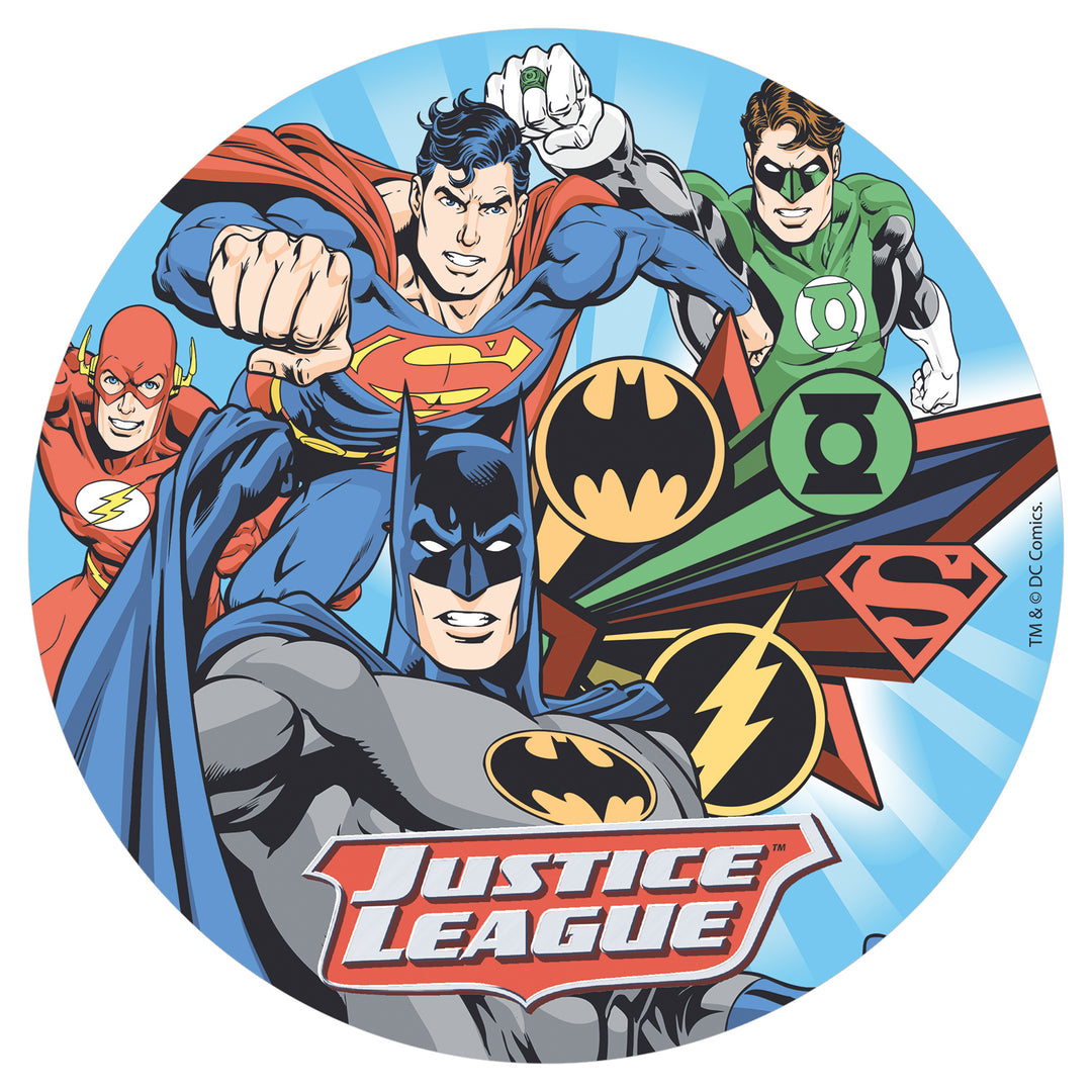 Tortenaufleger Justice League, Esspapier, Ø 20 cm