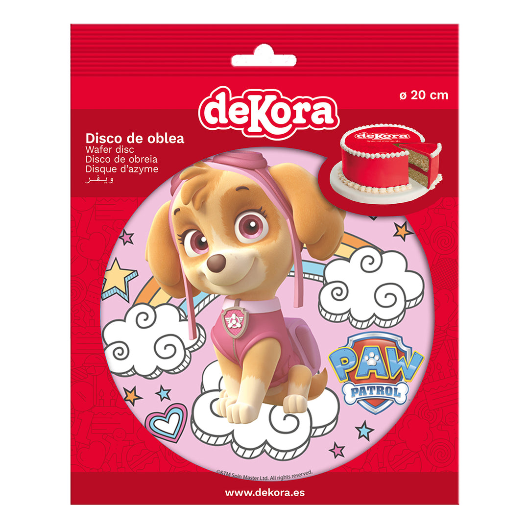 Tortenaufleger-Paw-Patrol-Skye-Esspapier-Ø-20-cm