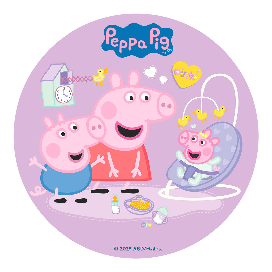 Tortenaufleger-Peppa-Pig-aus-Esspapier-Ø-20-cm