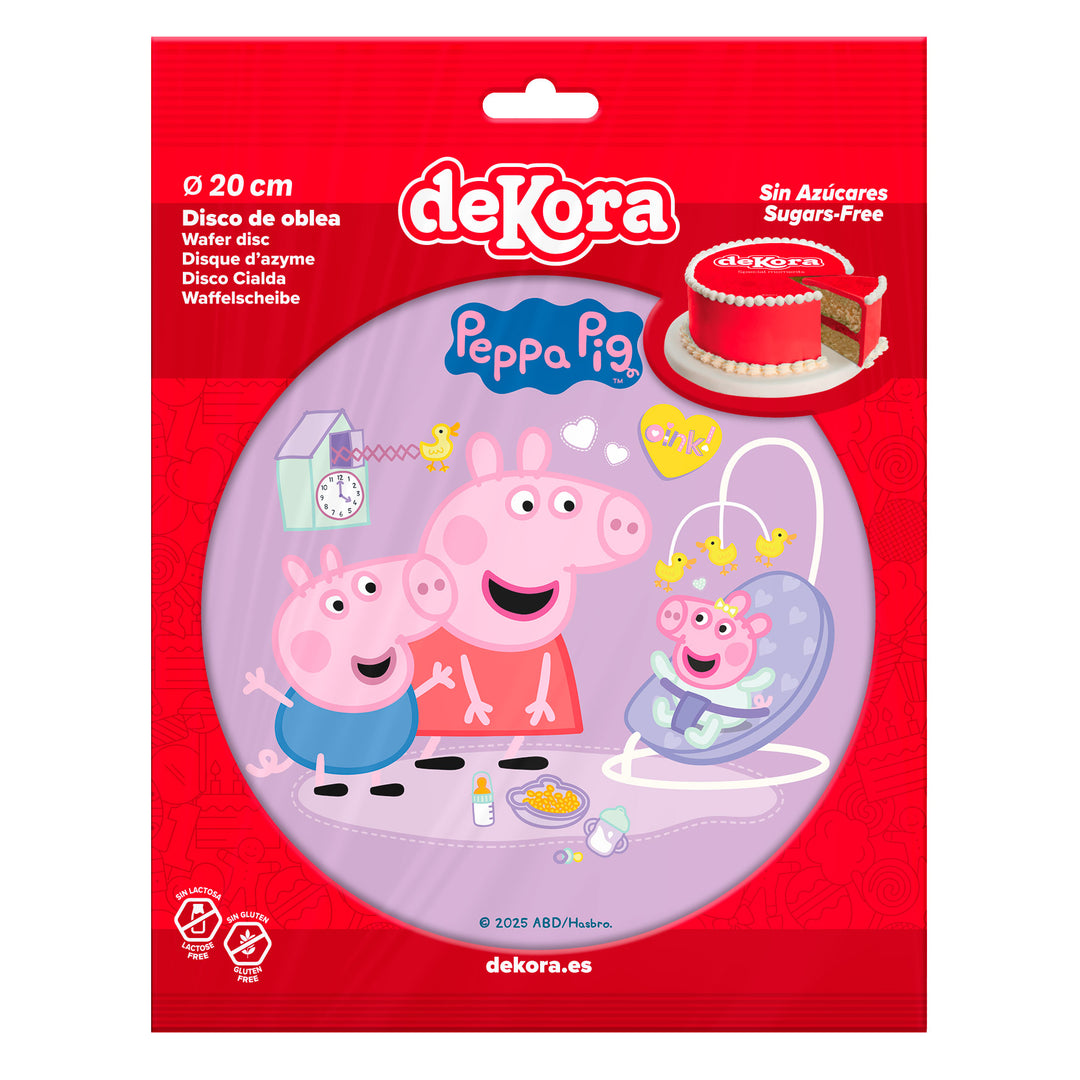Tortenaufleger-Peppa-Pig-aus-Esspapier-Ø-20-cm