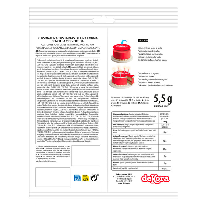 Tortenaufleger-Peppa-Pig-aus-Esspapier-Ø-20-cm