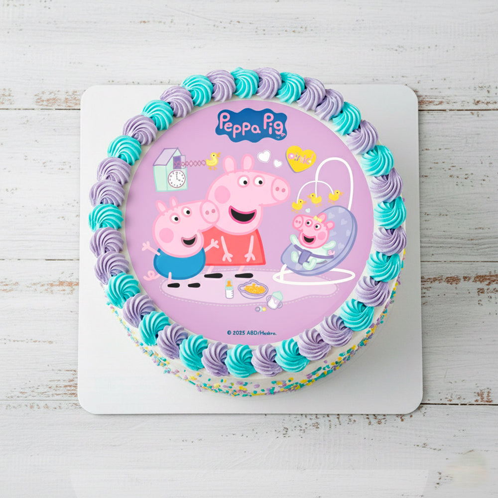 Tortenaufleger-Peppa-Pig-aus-Esspapier-Ø-20-cm