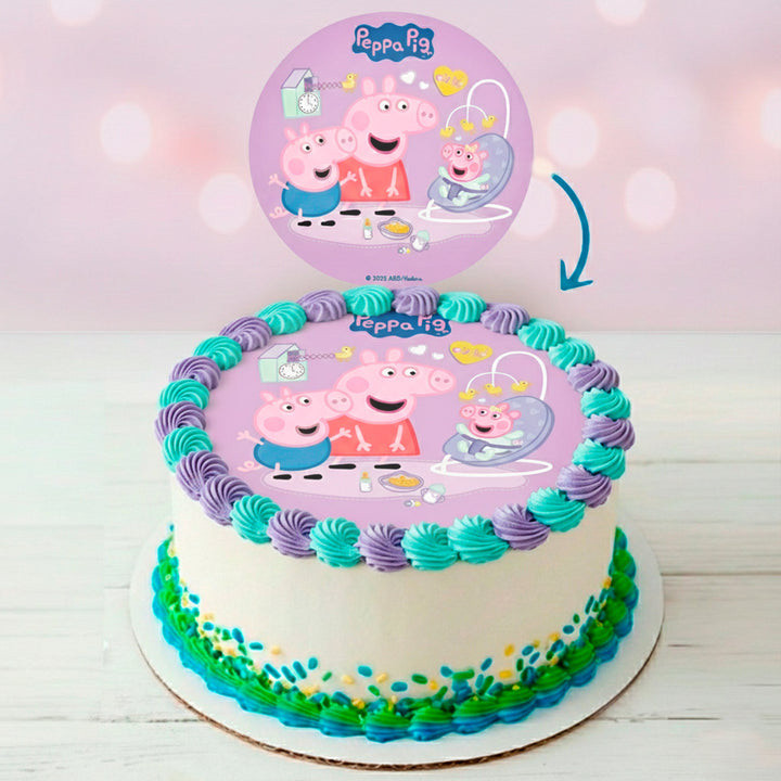 Tortenaufleger-Peppa-Pig-aus-Esspapier-Ø-20-cm