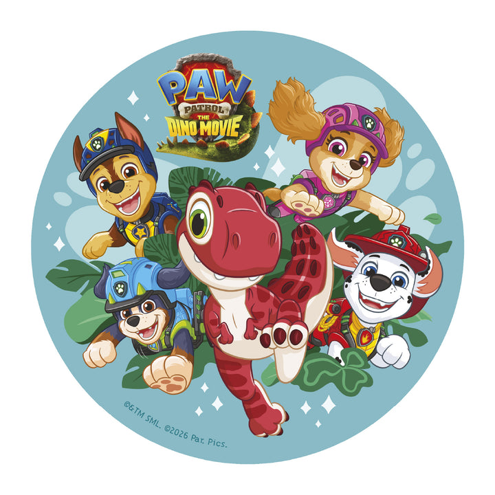 Tortenaufleger Paw Patrol Dino Movie, Ø 20 cm