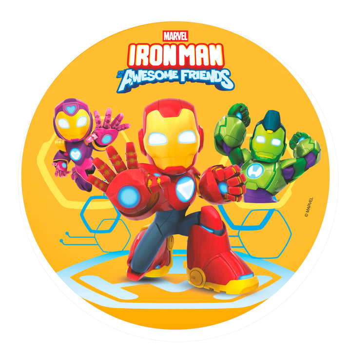 Tortenaufleger Avengers Iron Man, essbar, Ø 20 cm