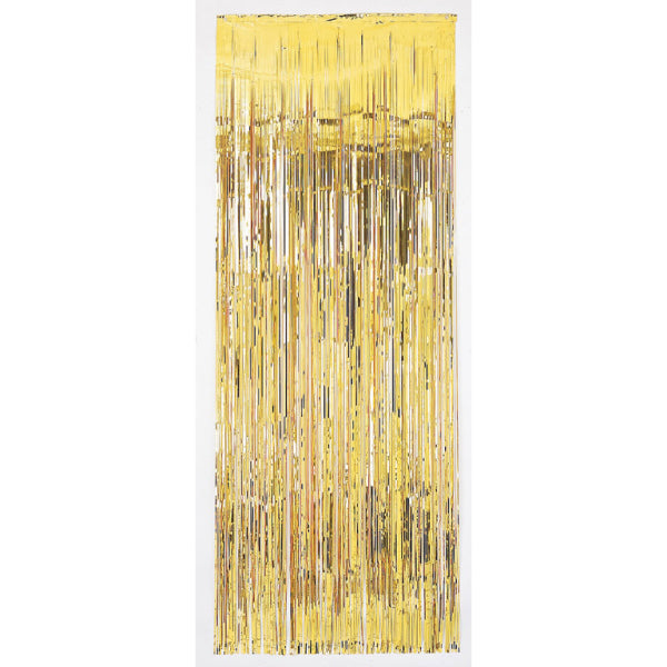 Tür Vorhang gold metallic, Backdrop, 2.43x0.91 m