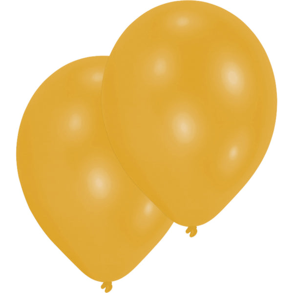 Megapack Luftballons, gold, 50er Pack kinderparties-shop