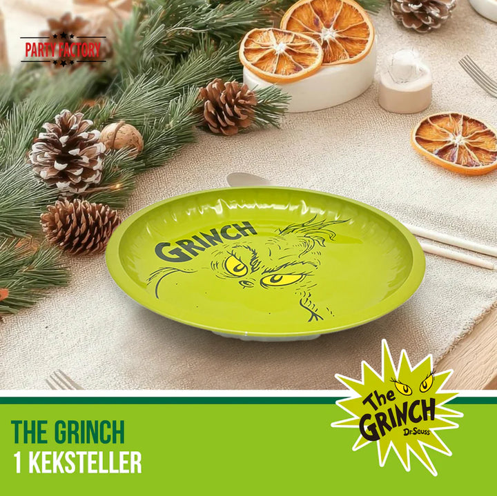 Grinch-Keksteller-Weihnachtsteller-aus-Kunststoff-Ø-26-cm