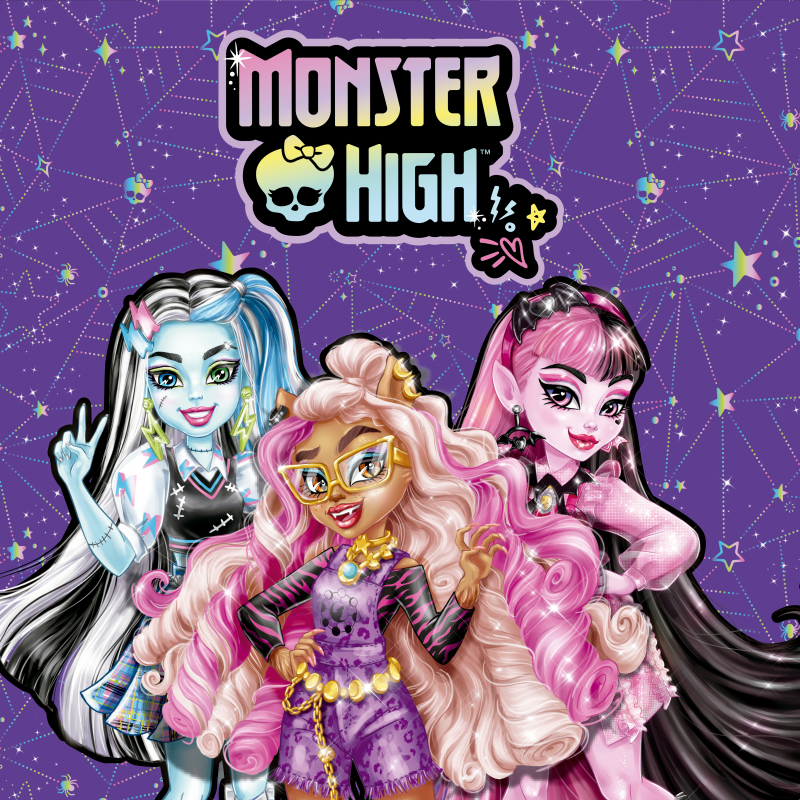 Monster High Party Deko Set, 58-teilig für 6-8 Kinder