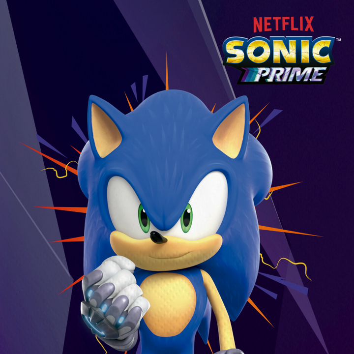 Party Deko Set Sonic im Koffer, 58-teilig für 6-8 Kinder