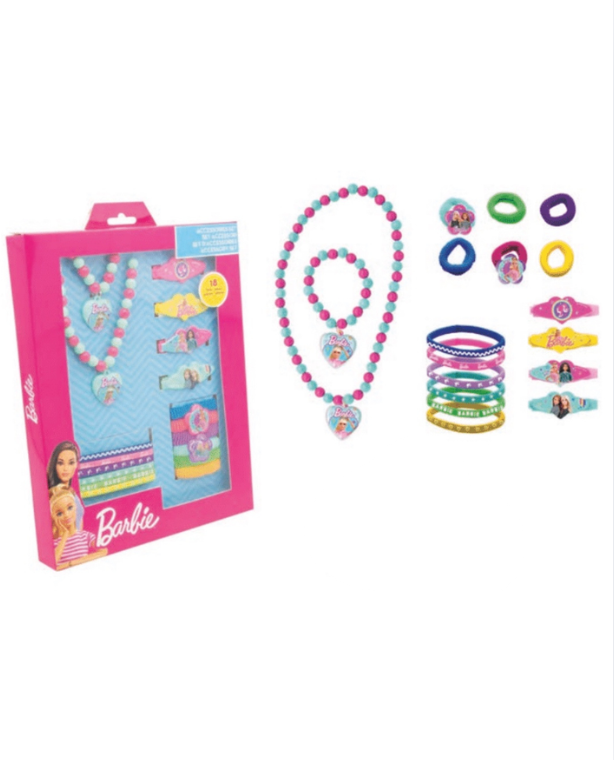 Barbie Accessoires Set als Mitgebsel, 18-teilig