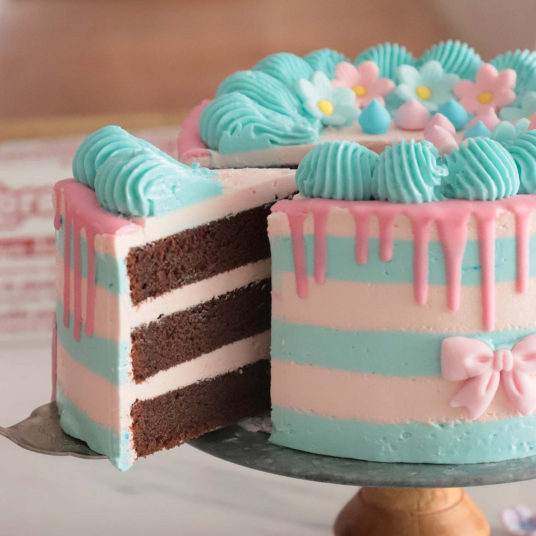 Essbare Zuckerdeko, Blüten & Schleifen, Rosa-Töne, Tortendeko, 10-teilig