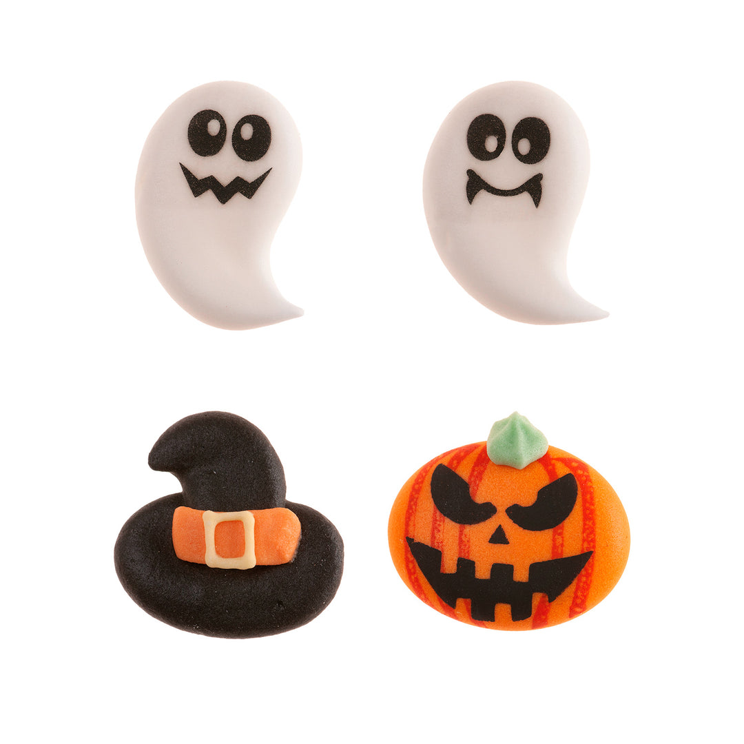 Essbare Zuckerfiguren Halloween, Kuchen & Muffin Deko, 12 Stück