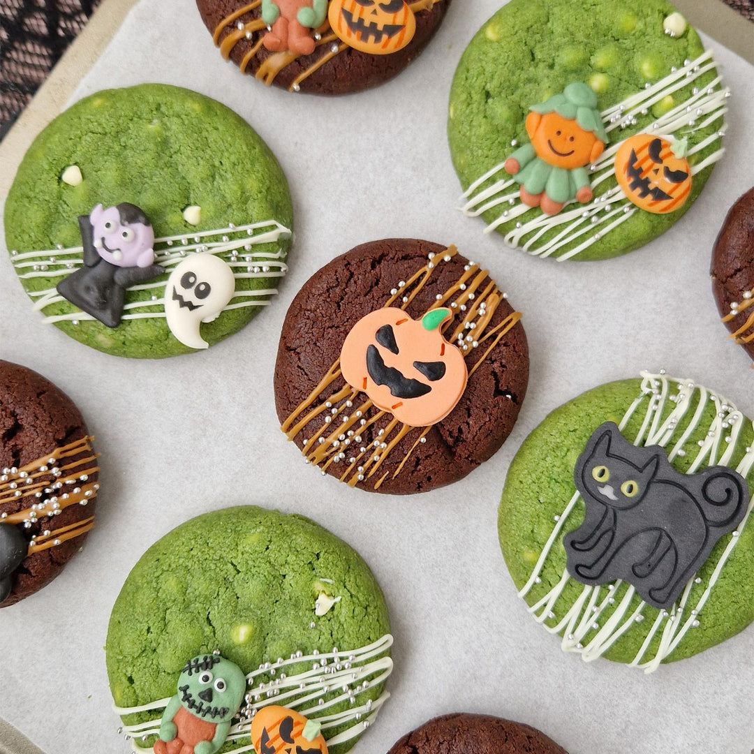 Essbare Zuckerfiguren Halloween, Kuchen & Muffin Deko, 12 Stück