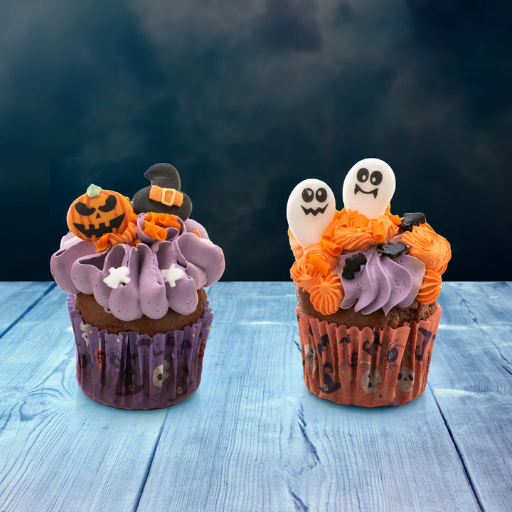 Essbare Zuckerfiguren Halloween, Kuchen & Muffin Deko, 12 Stück