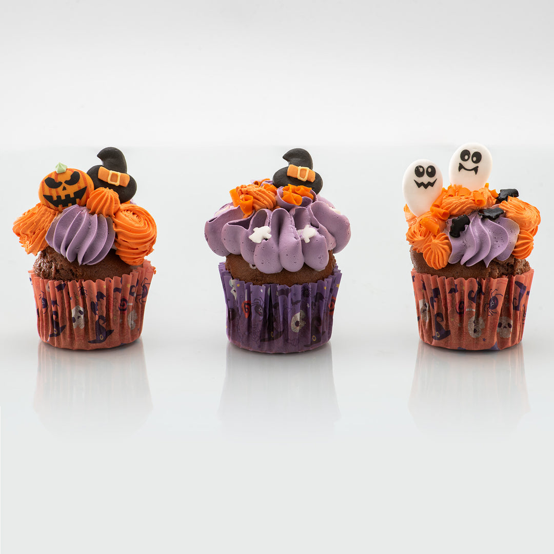 Essbare Zuckerfiguren Halloween, Kuchen & Muffin Deko, 12 Stück