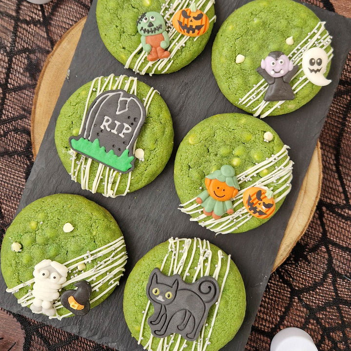 Essbare Zuckerfiguren Halloween, Kuchen & Muffin Deko, 12 Stück
