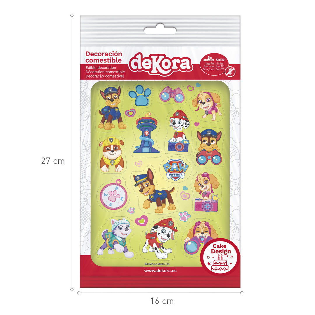 Essbare-Muffin-Topper-Paw-Patrol-Kuchen-Deko-vorgestanzt-15-Stück