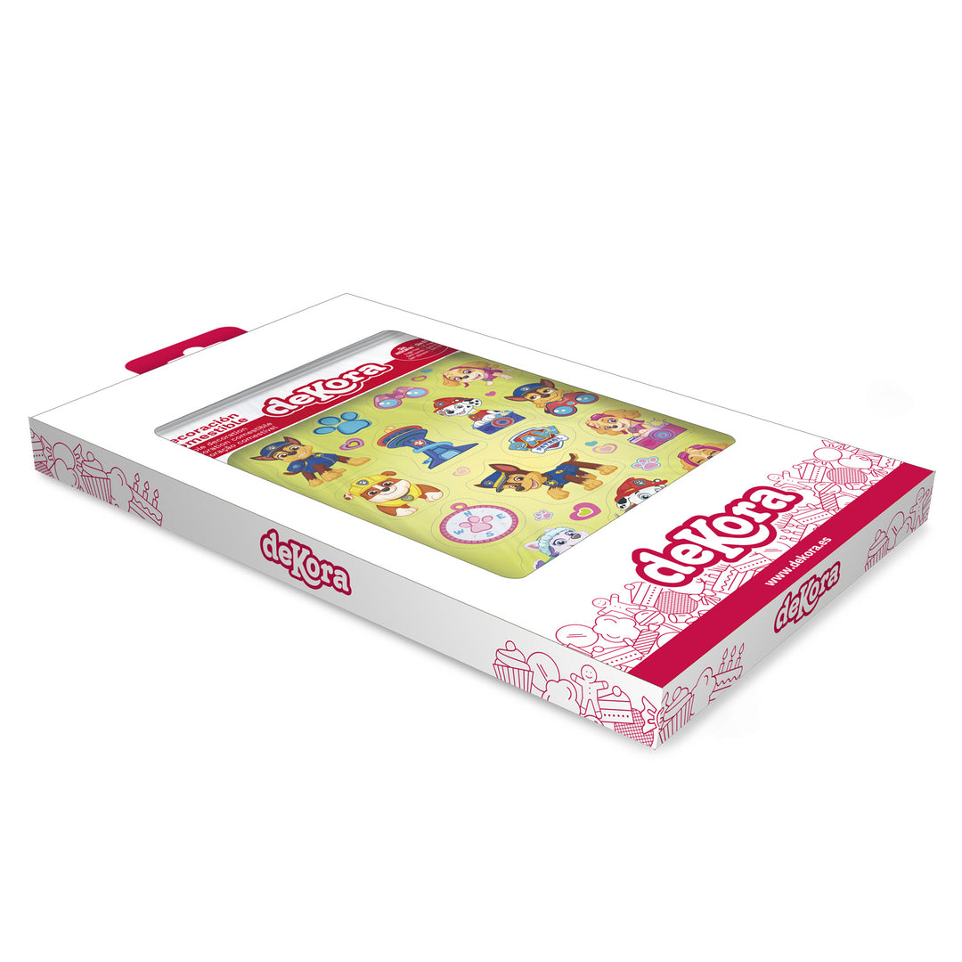 Essbare-Muffin-Topper-Paw-Patrol-Kuchen-Deko-vorgestanzt-15-Stück