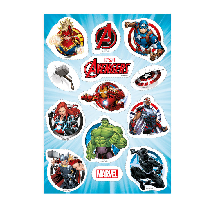 Essbare-Muffin-&-Kuchendeko-Avengers-13-Motive-vorgestanzt