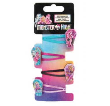 Monster High Haarspangen, Mitgebsel, 4er Pack