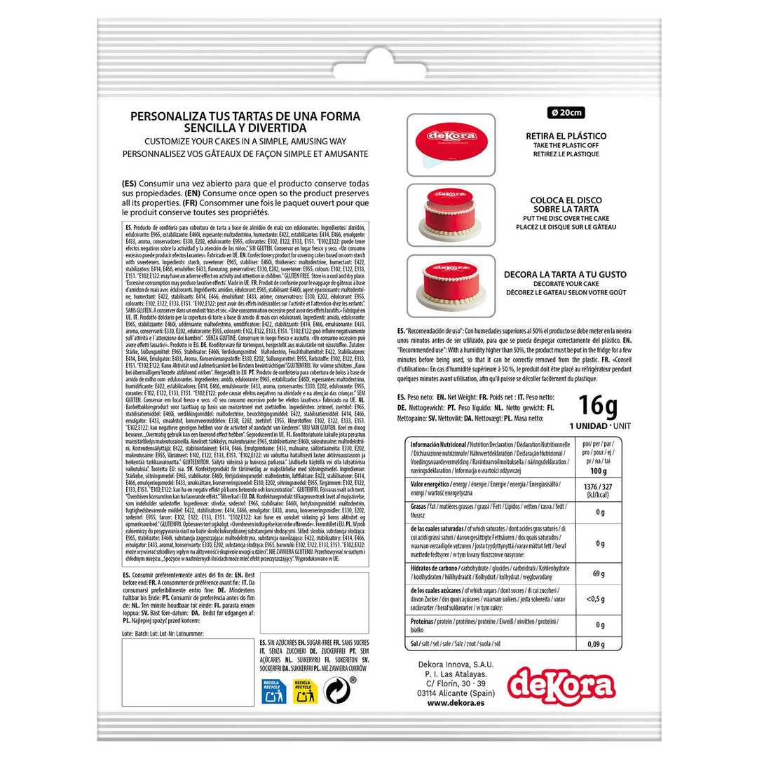 Lilo-&-Stitch-Tortenaufleger-brillante-Farben-essbar-Ø-20-cm