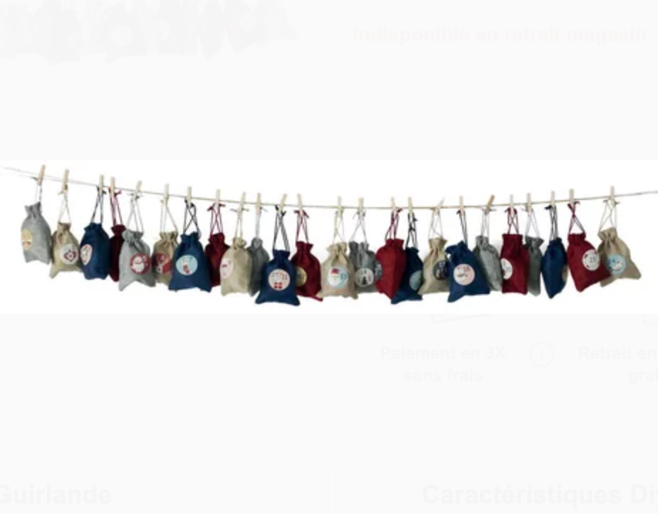 DIY-Advent-Kalender-Girlande-inkl-Tütchen-&-Sticker-Tüten:-24er-10-x-14cm;-Girlande:-10m