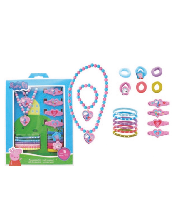 Peppa Wutz Mitgebsel Schmuckset, 18-teilig