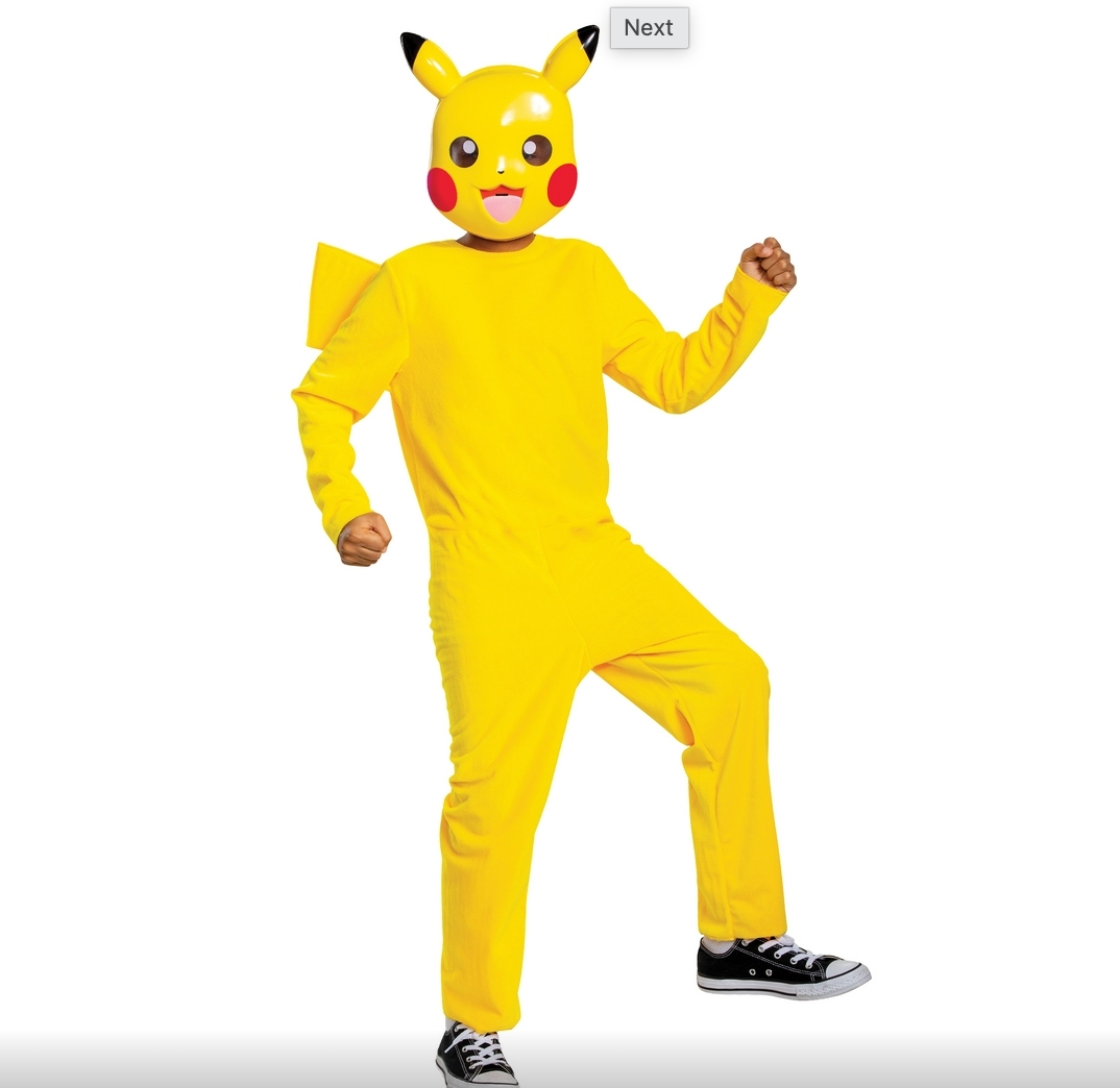 Pokemon-Pikachu-Maske-Kostüm-Zubehör-Kunststoff-Verstellbare-elastische-Träger-für-optimalen-Sitz-Kopie