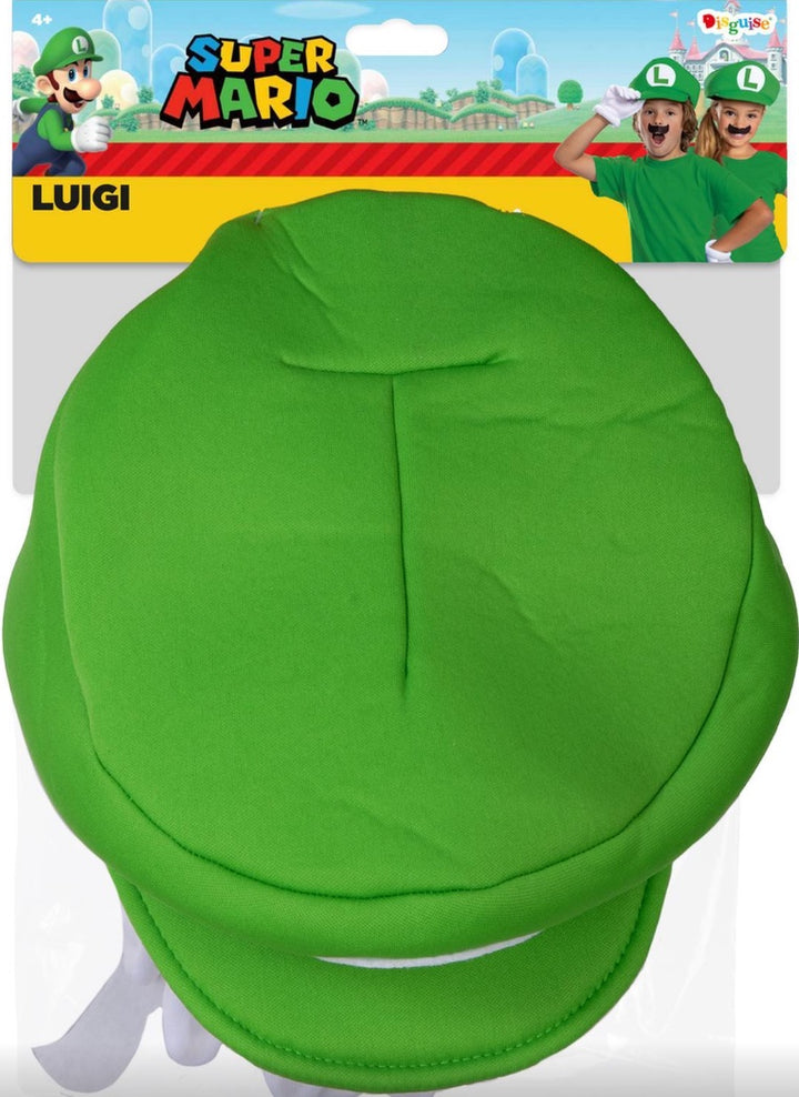 Super-Mario-Brothers-Classic-Luigi-Kostüm-Zubehörset-für-Kinder-Hut-Handschuhe-&-Schnurrbart-Kopie