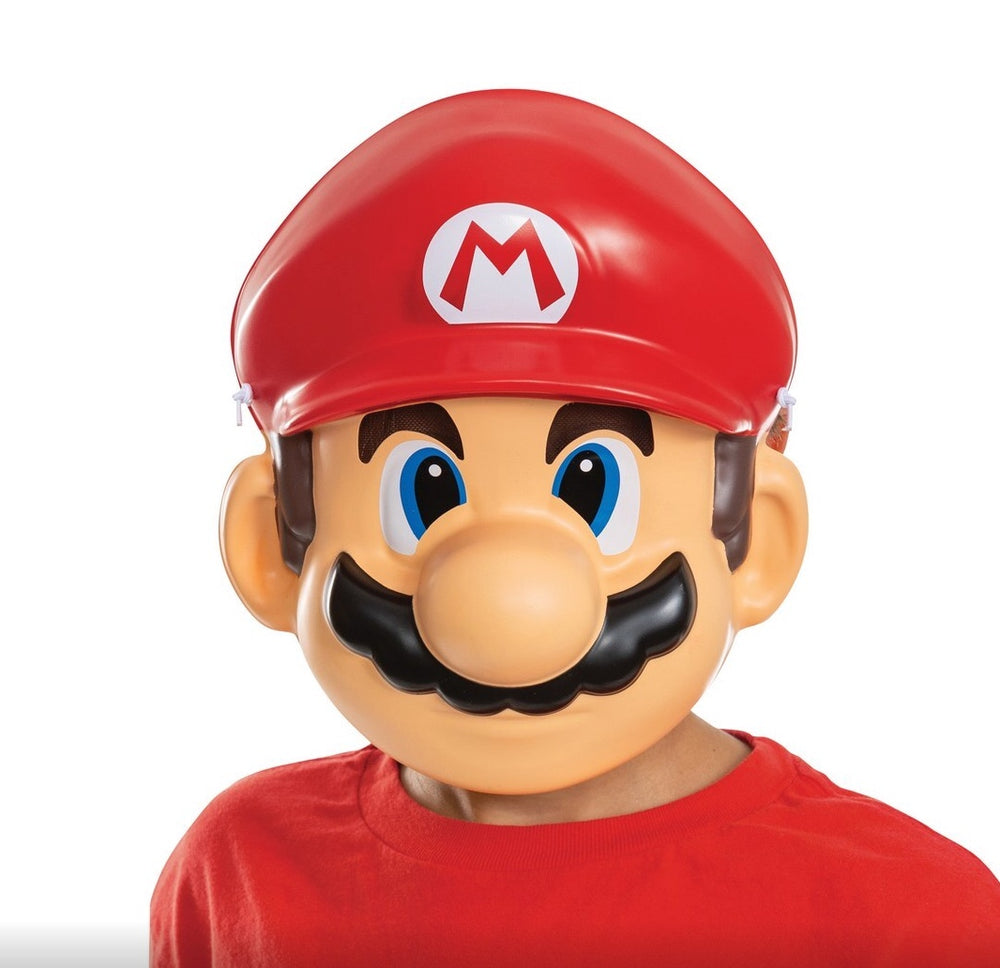 Super-Mario-Brothers-Maske-Kostüm-Zubehör-für-Kinder-Kunststoff-20-3-x-39-4-x-10-2-cm-Verstellbare-elastische-Träger-18-Gramm