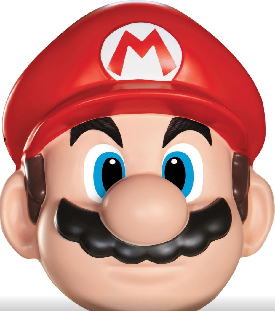 Super-Mario-Brothers-Maske-Kostüm-Zubehör-für-Kinder-Kunststoff-20-3-x-39-4-x-10-2-cm-Verstellbare-elastische-Träger-18-Gramm