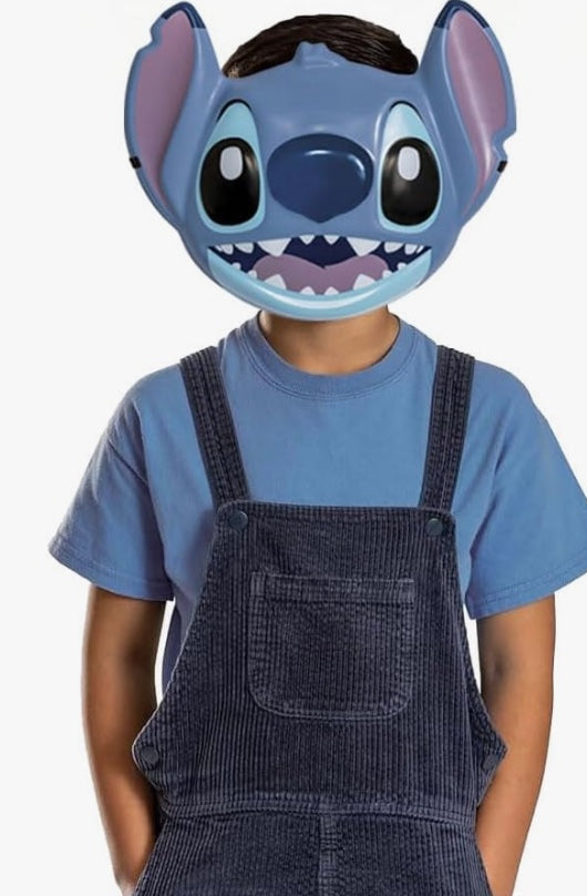 Stitch-Maske-Kostüm-Zubehör-24-5-x-30-x-5-cm-Kunststoff-Verstellbare-elastische-Träger-für-optimalen-Sitz