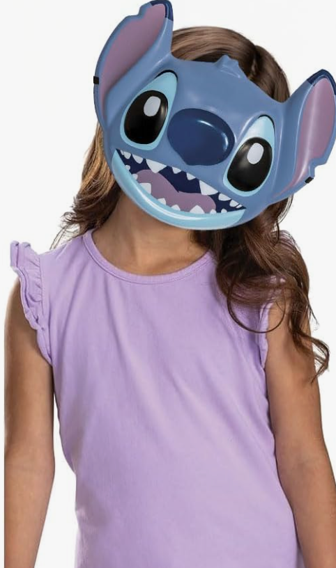 Stitch-Maske-Kostüm-Zubehör-24-5-x-30-x-5-cm-Kunststoff-Verstellbare-elastische-Träger-für-optimalen-Sitz