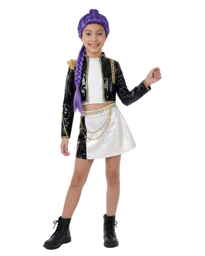 Sängerin Kostüm für Kinder, für Deine K-Pop Party, versch. Grössen, 3-teilig