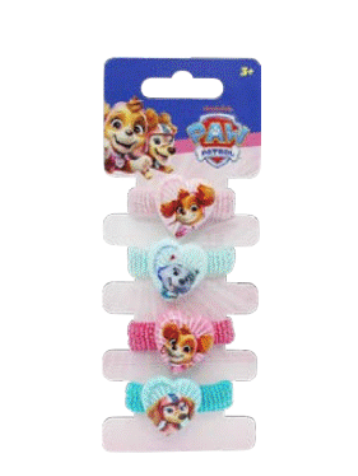 Paw Patrol Haargummis Skye & Everest, Mitgebsel, 4er Pack