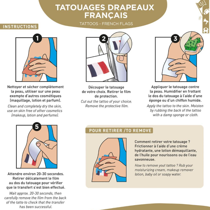 Frankreich-Tattoos-abwaschbar-1-Bogen-mit-4-Tattoos