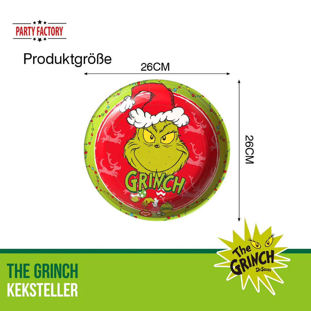 Der-Grinch-Keksteller-Plätzchenteller-für-Weihnachten-Ø-26-cm