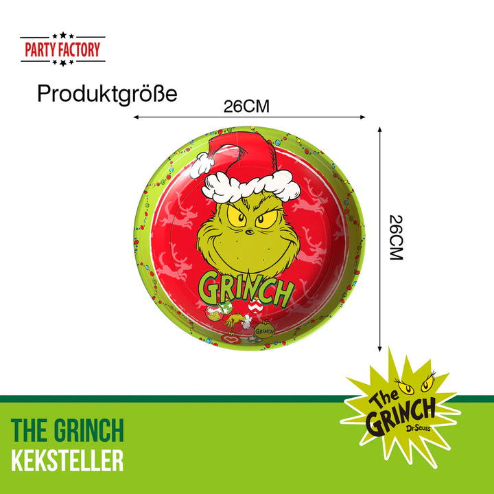 Der-Grinch-Keksteller-Plätzchenteller-für-Weihnachten-Ø-26-cm