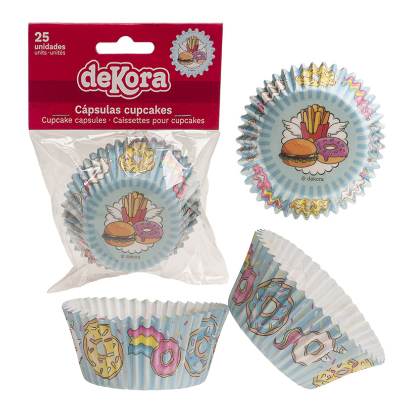 Muffinförmchen-Donut-25-Stück-Ø-5-cm