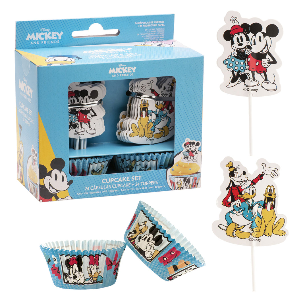 Micky-Maus-Muffin-Set-mit-Picker-48-teilig-für-24-Muffins
