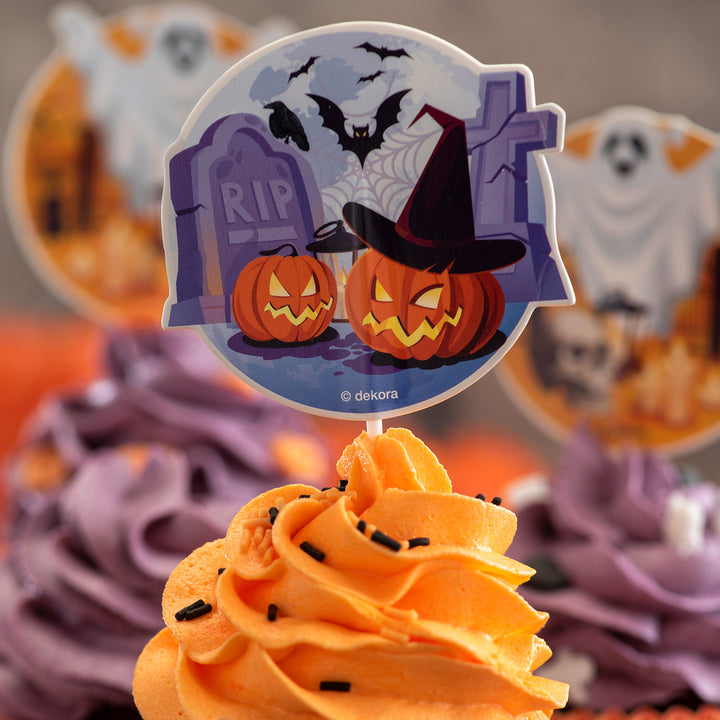 Halloween-Muffin-Set-Muffinförmchen-&-picker-48tlg-für-24-Muffins