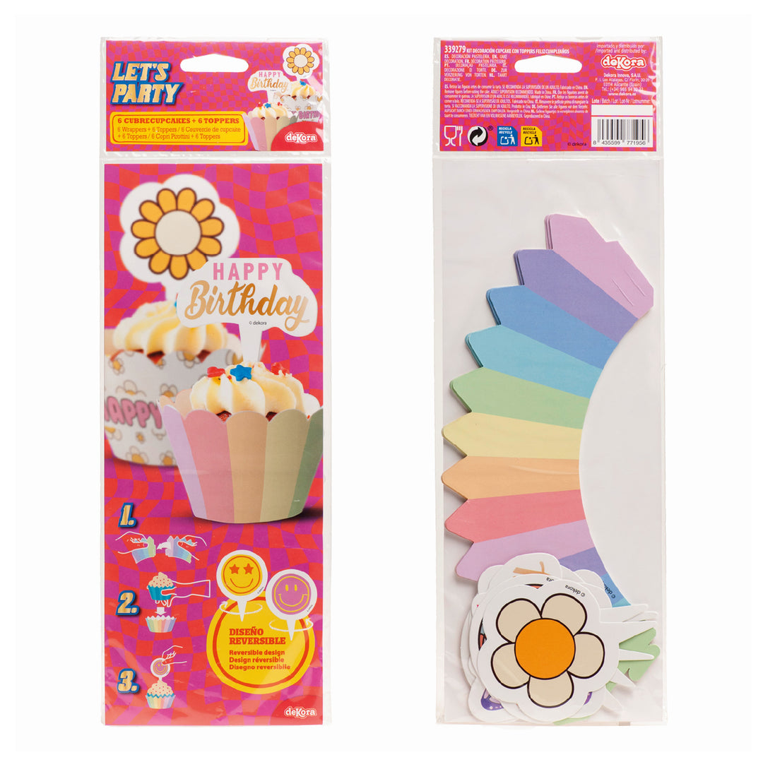 Muffinförmchen-mit-Picker-Happy-Birthday-12-teilig-für-6-Muffins