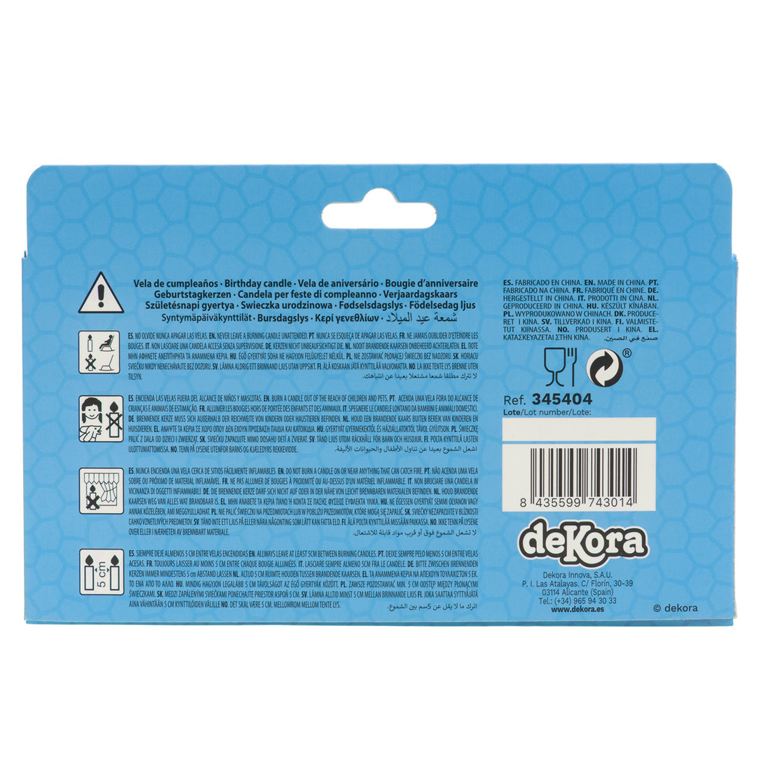 Geburtstagskerzen-Set-Dino-4er-Pack
