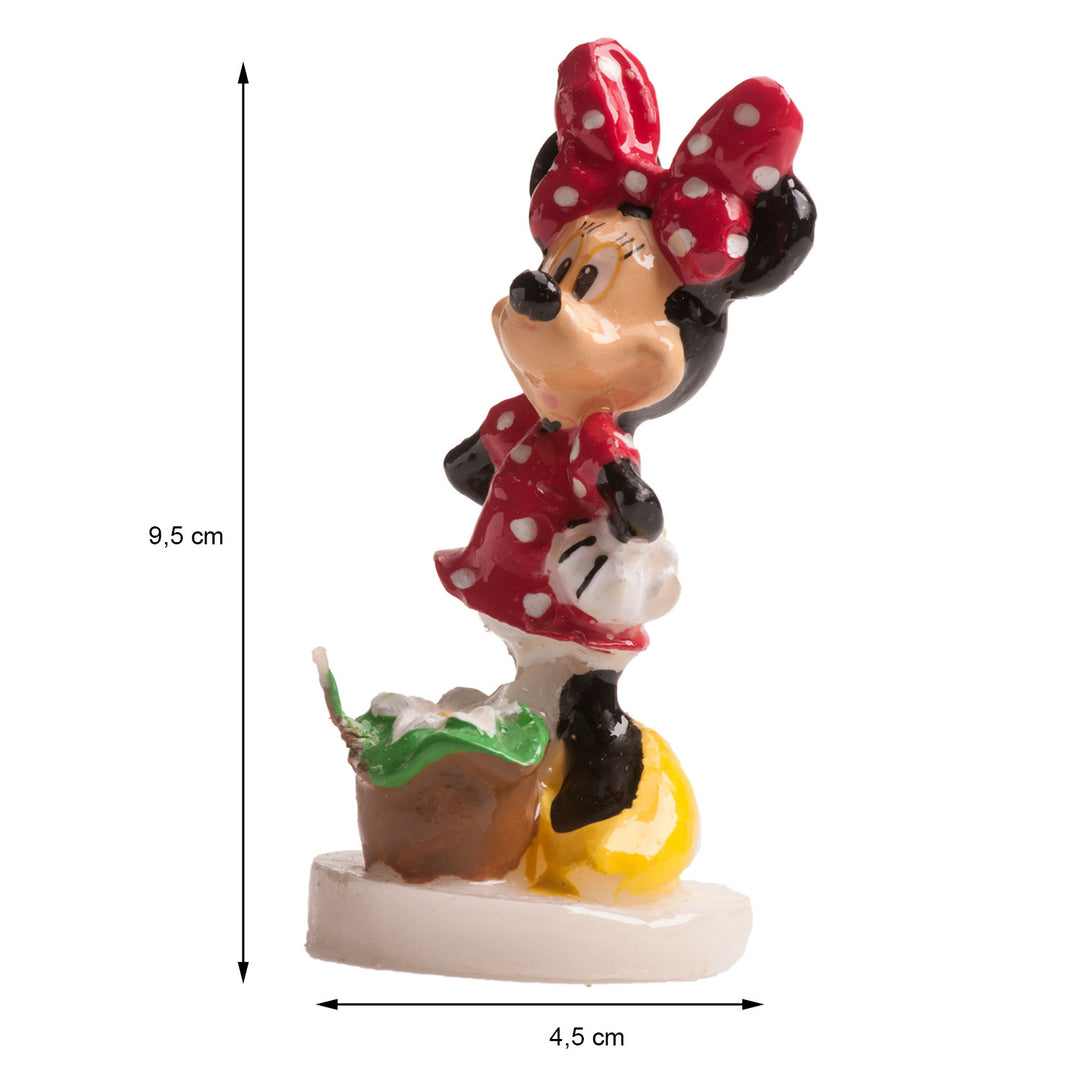 Minnie Maus Kuchenkerze 3D, Disney Motivkerze, 1 Stück