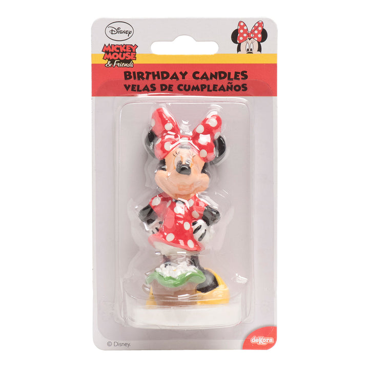 Minnie Maus Kuchenkerze 3D, Disney Motivkerze, 1 Stück