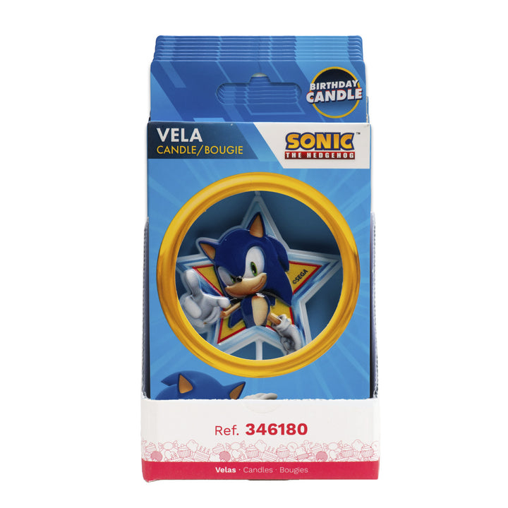 Kuchenkerze Sonic, 1 Stück