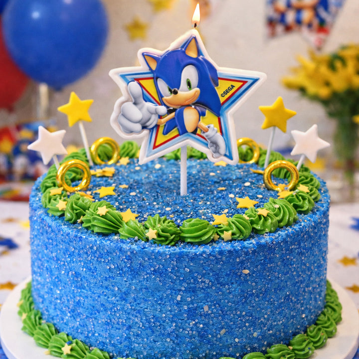 Kuchenkerze Sonic, 1 Stück