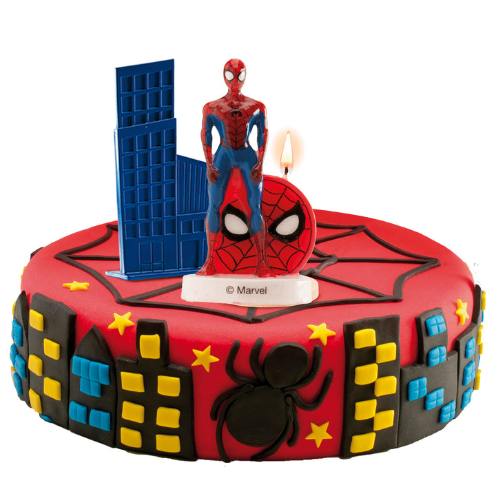 Spiderman-Geburtstagskerze-3D-Motivkerze-9-cm