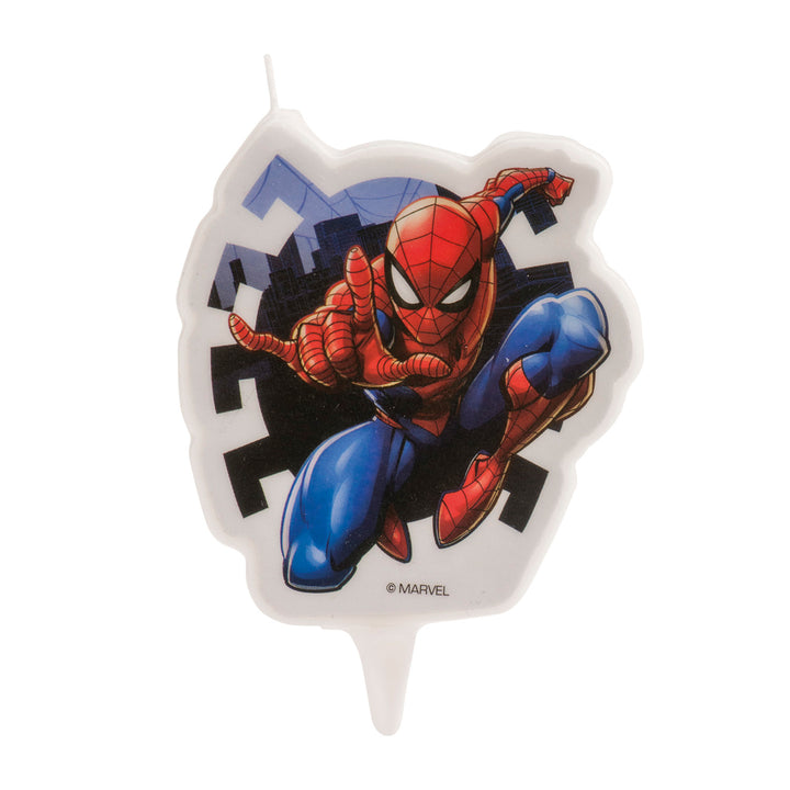 Spiderman-2D-Geburtstagskerze-7-cm